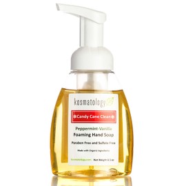 Kosmatology Holiday Foaming Hand Soap - Limited Edition (Candy Cane Clean (Peppermint-Vanilla))