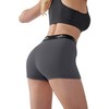 CADMUS Women's Spandex Volleyball Shorts 3" Compression Pro Shorts,Black &