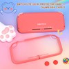 DLseego Case for Switch Lite, Anti Scratch Frosted Translucent White