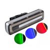 Good Helper Lampara Led Cob Bicicleta Recargable Rojo Azul Verde