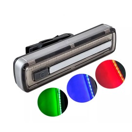 Good Helper Lampara Led Cob Bicicleta Recargable Rojo Azul Verde