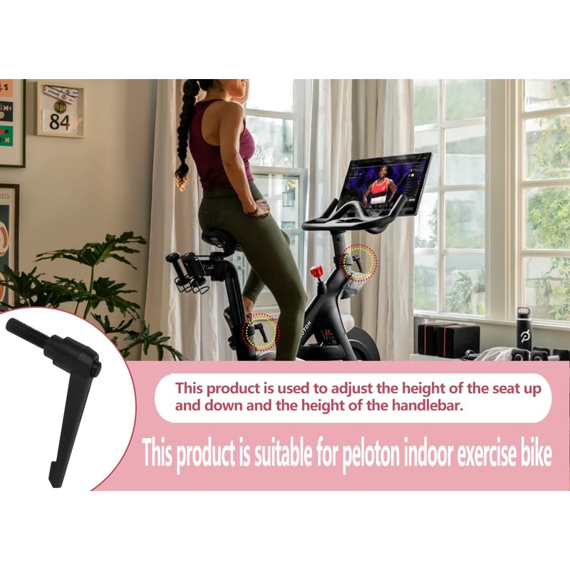 Exercise Bike Seat Height and Handlebar Height Adjustment Handle Replacement