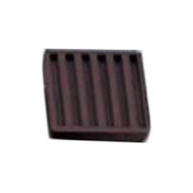 Light Double-Sided Anti-Vibration Set of Split Rubber Brown 10 X 50 mm Square WB10 – 54 