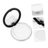 Baluue 6pcs Travel-Ready Makeup Powder Container Empty Puff Compact Lightweight