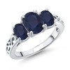 Gem Stone King - Anillo de plata de ley 925