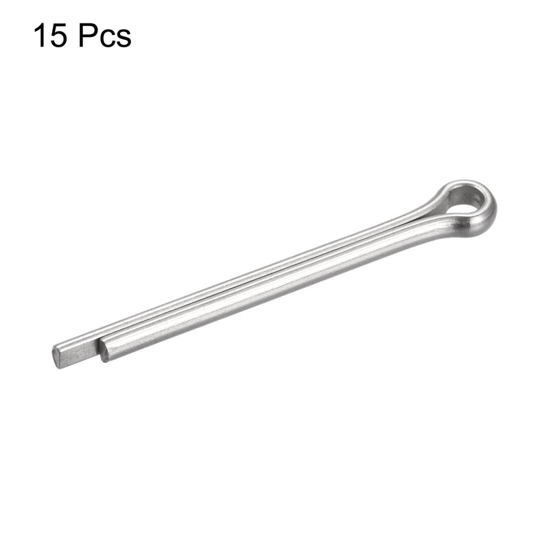 sourcing map Split Cotter Pin, 5mm x 50mm Stainless Steel