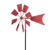 Alpine Corporation 52" Tall Outdoor Metal Windmill Spinner Stake Yard