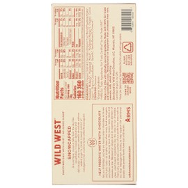 Wild West Organic Snowcapped Oatmilk Chocolate Bar, 2.3 OZ