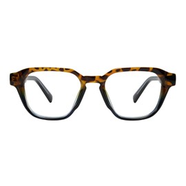 TIJN Blue Light Blocking Glasses for Women Men TR90 Rectangle Frame and Chic Preppy Style Computer Screen Glasses, Trevis