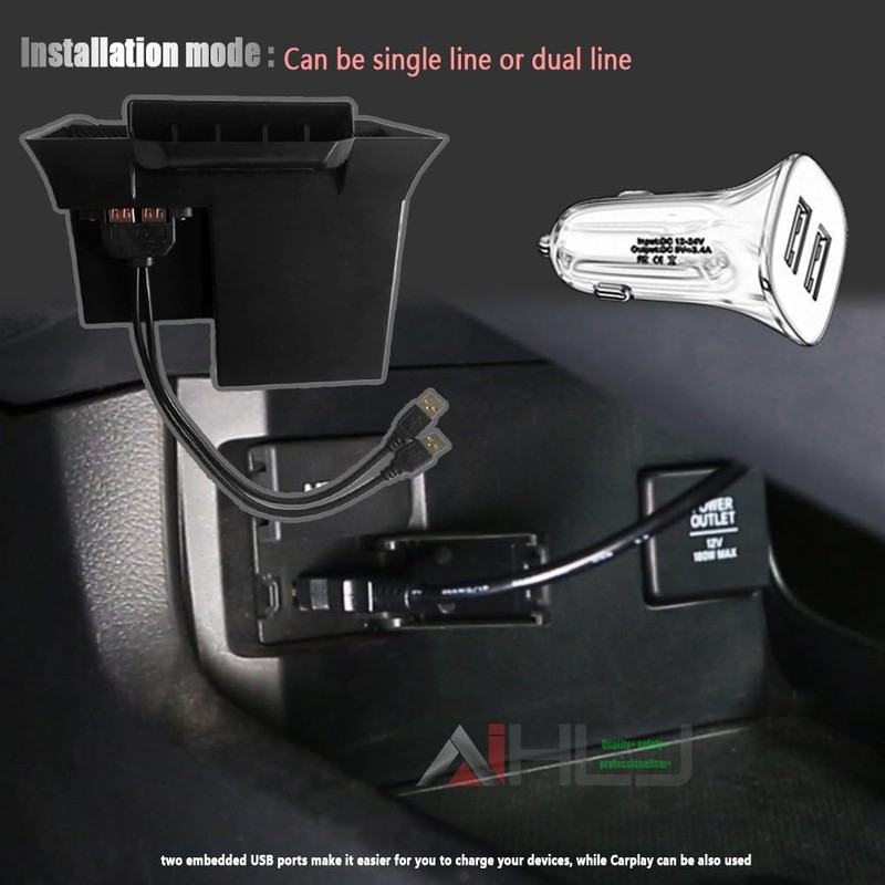 AJHLJ® for 10th Gen Civic Central Console Storage Box Coins