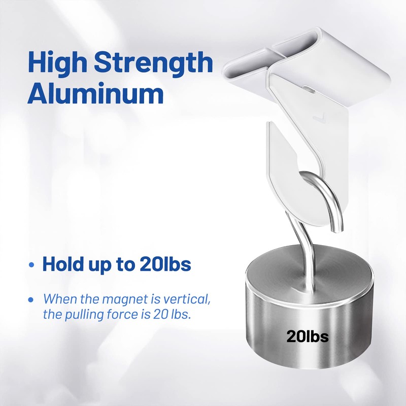 Wakhow 10 Pairs Drop Ceiling Hooks for Hanging, Suspended Track