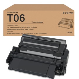 EVEINK High Yield T06L T06 Toner Cartridge with Chip Compatible for Canon T06 Black Toner Cartridge 3526C001AA imageRunner 1643i 1643iF 1643P Printer