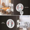 Dontay 2 Pack Pocket Door Lock with Key, Contemporary Entrance