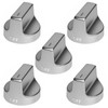 5 Pack Stove Knob Replacement W10850015 W11239985 Compatible with Whirlpool