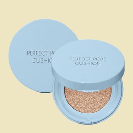 Anjumain The Saem Saemmul Perfect Pore Cushion Foundation 12g, 01 Light Beige, 1 piece / 더샘 샘물 퍼펙트 포어 쿠션 파운데이션 12g, 01 라이트 베이지, 1개