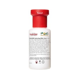 THAYERS Milky Hydrating Face Toner with Snowflake Tremella Hyaluronic Acid and Elderflower Mild, alcohol-free skincare for dry and sensitive skin recommended by dermatologists Paraben 3 Style / 눈송이 트레멜라 히알루론산 엘더플라워가 함유된 타이어스 밀키 하이드레이팅 페이스 토너 피부과 전문의가 추천하는 건조하고 민감한 피부를 위한 순한 알코올 프리 스킨케어 파라벤 3 Style