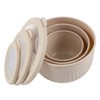 Classic Cuisine Set of 3 Bowls with Lids - Microwave,