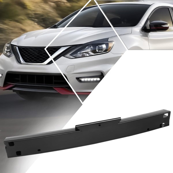 Factory Style Black Steel Rear Impact Bar Bumper Reinforcement Bar