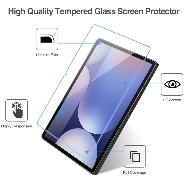 ProCase 2 Pack Screen Protectors for Galaxy Tab S10 Plus/S9