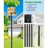 Heavy Duty Bird Feeder Pole - 60 Inch Adjustable Bird
