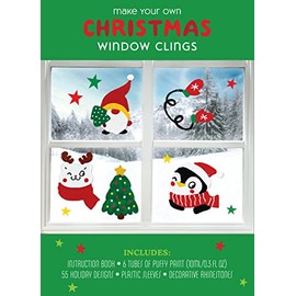 Make Your Own Christmas Window Clings Kit