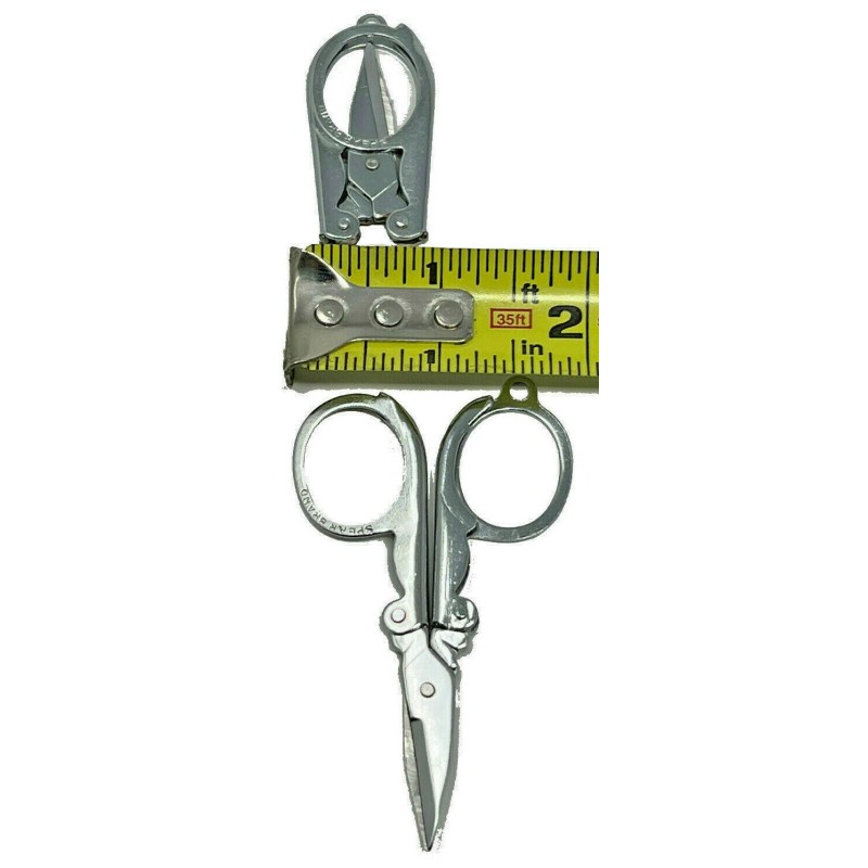 Spear 2-Pack Portable Folding Scissors - 3.5" - Sharp Mini