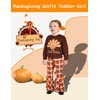 DAKEIK Thanksgiving Outfit Toddler Girl 5T-6T Girls Thanksgiving Outfits little