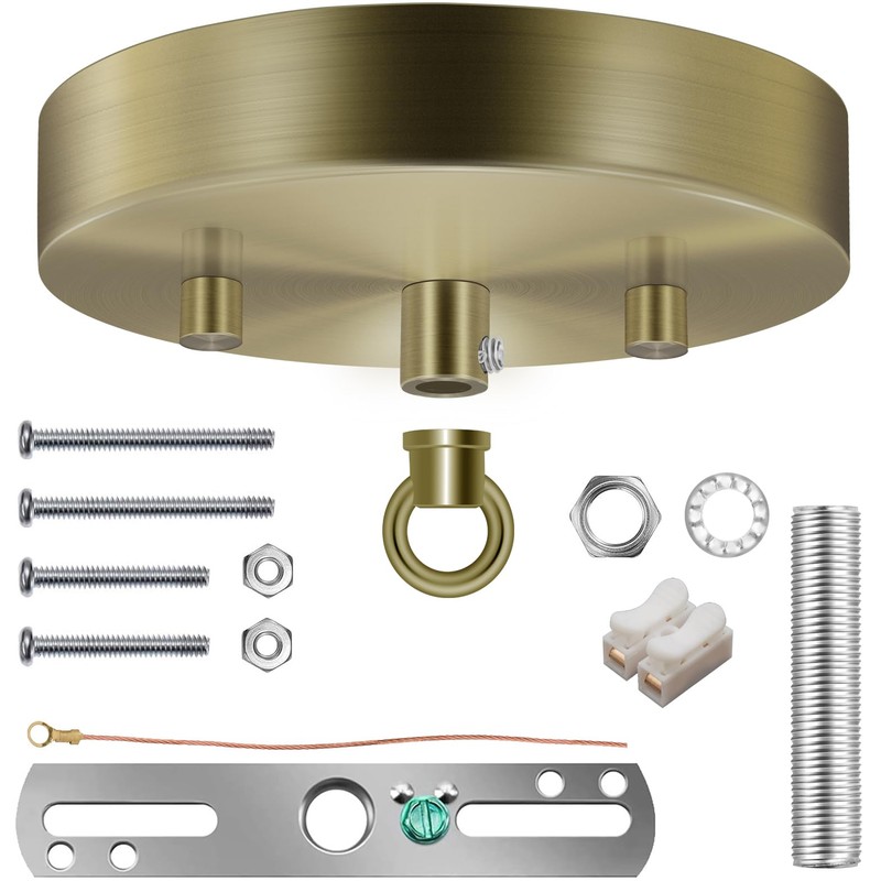 MAYOMAJO 2 Pack 5-1/8 Inches Light Canopy Kit with Heavy