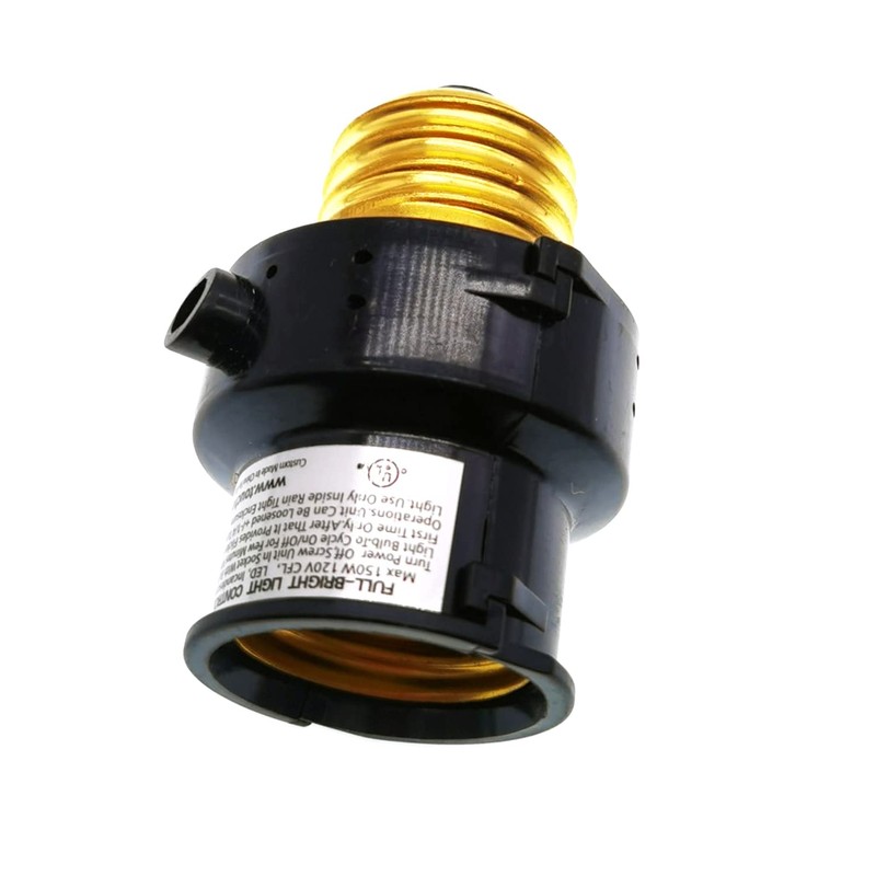 TWDRTDD Indoor/Outdoor Dusk-to-Dawn Light Control Socket,Automatic Dusk to Dawn Light