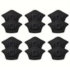 6 Pairs Black Beige Double Layer Heel Pads Universal Fit
