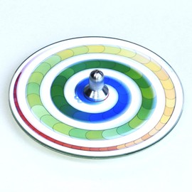 D-TOP Rainbow Snake, Beautiful CD Frame, Educational Toys, Crafts, School Materials, You Can Make Your Own Good Toy Award Winning Toy, Beautiful Design, Tops, Handmade, Color Changing, 1 Year, 2 Years, 3 Years, 4 Years, Made in Japan