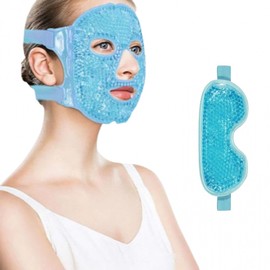 Ice capsule pack mask for a clear face, bizmask mask pack, ice eye mask, cooling pad, capsule ice gel pack ( face mask) 3ea