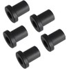 5 Pcs Sliding Barn Door Spacers 1.38in (35mm) Matte Black