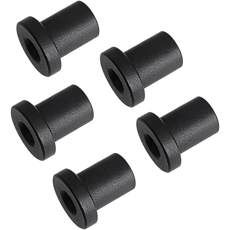 5 Pcs Sliding Barn Door Spacers 1.38in (35mm) Matte Black