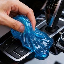 Toretark - Gel de limpieza de coche reutilizable para interiores de coche, masilla limpiadora de interiores natural, para rejillas de ventilación y grietas, accesorios universales para el automóvil