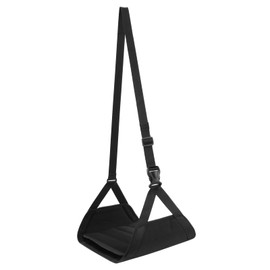 UKQRRTC Airplane Foot Hammock, Portable Airplane Footrest with Adjustable Strap, Comfortable Travel Flight Essential for Relaxing Feet During Long Trips