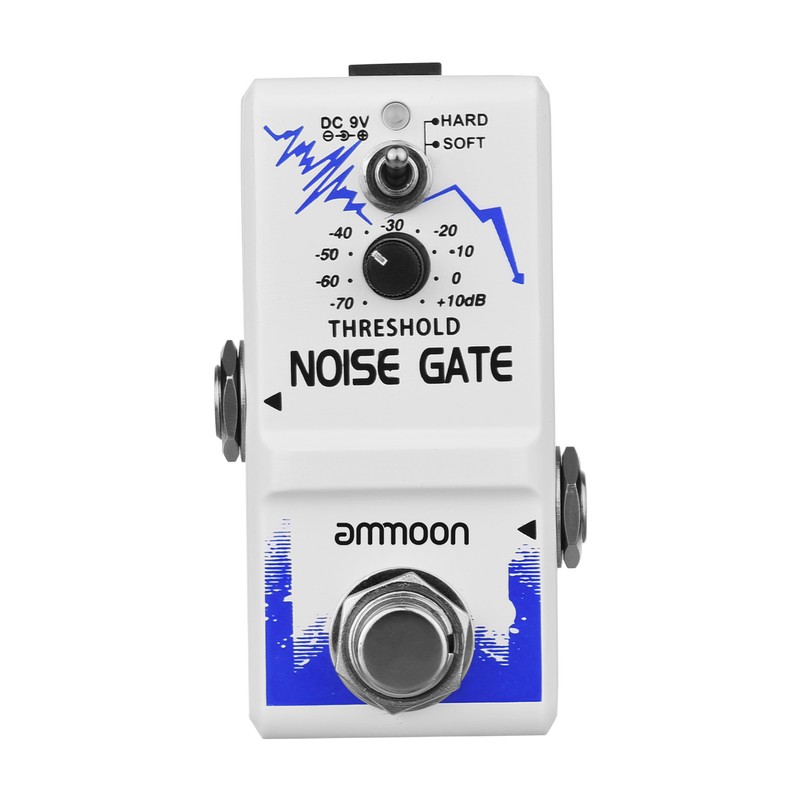 ammoon Single Noise Gate Guitar Effect Pedal True Bypass Zinc