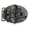 Schnalle123 Belt Buckle Western Texas Cowboy 3D Look for Interchangeable