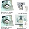 White Odor Proof Shower Floor Drain Drains Stopper One Way