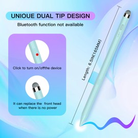 2IN1 Stylus Pen for AMZ Fire Max 11, Fire HD 10, Fire HD 8/8Plus, Fire 7, Fire Kids/Kids Pro All Verison Tablets, Fast Charge,Tilt Sensitivity, Precision Pencil (Blue)