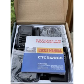 Ansoko 888S Black Walkie Talkie Rechargable Two Way Radio UHF 400-480MHz