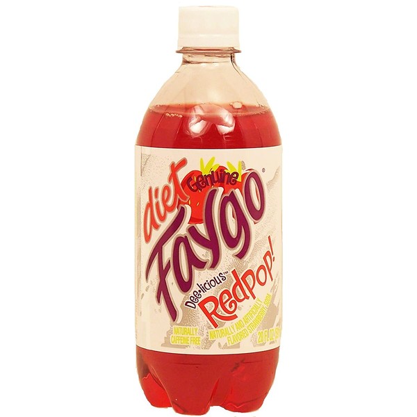 Faygo diet redpop soda, caffeine free, 20-fl. oz. plastic bottle