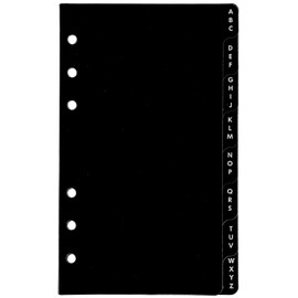 BSB 020089 Replacement Insert ABC Index, Approx. A6, 6 Holes for BSB Compact Organiser