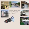 Bkiyougo 4Pcs 433mhz remote, garage remote control key fob, garage