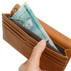 Edwin Retro Synthetic Leather Long Wallet, Embossed Logo, Synthetic Leather,
