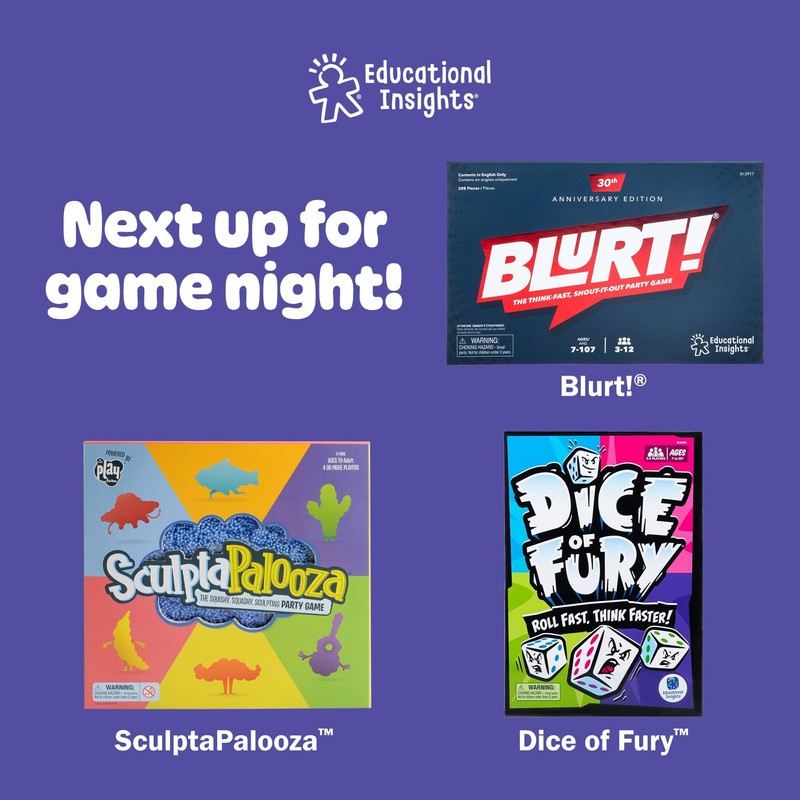 Educational Insights SpinDoodle - Fun Board Games for Adults, Teens