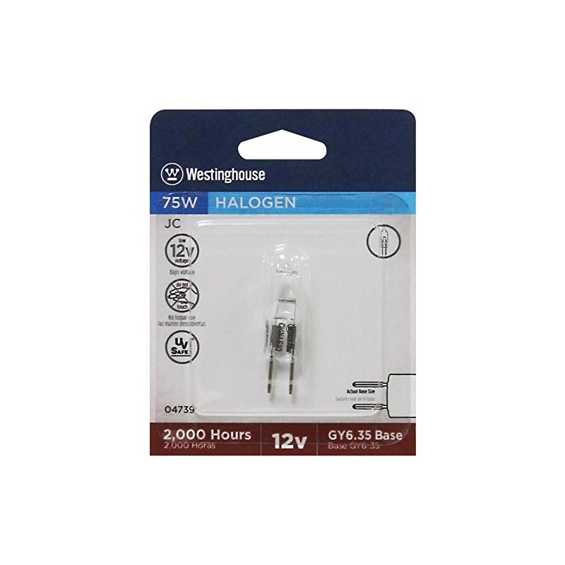 Westinghouse Lighting 04739 Corp 75-watt Clear Halogen Bi-Pin Bulb
