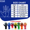 EFAH SPORTS Goalkeeper Gloves for Children and Adults with Padded