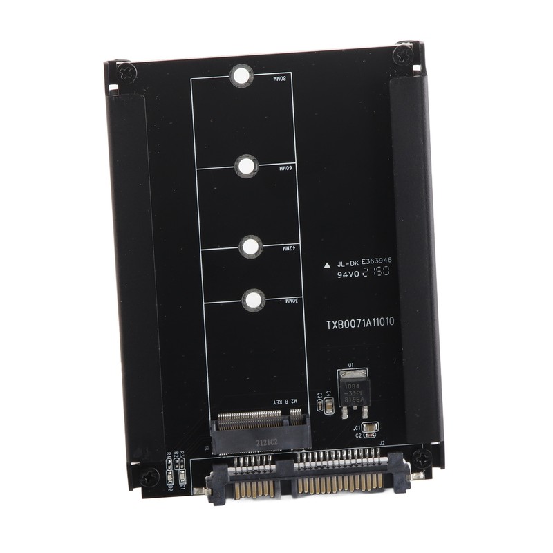 Conversion Card M.2 to SATA3.0 Expansion Bkey Adapter SSD Solid