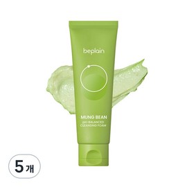 Partner_Reference 비플레인 녹두 약산성 클렌징폼 80ml 5개 / 비플레인 녹두 약산성 클렌징폼 80ml 5개